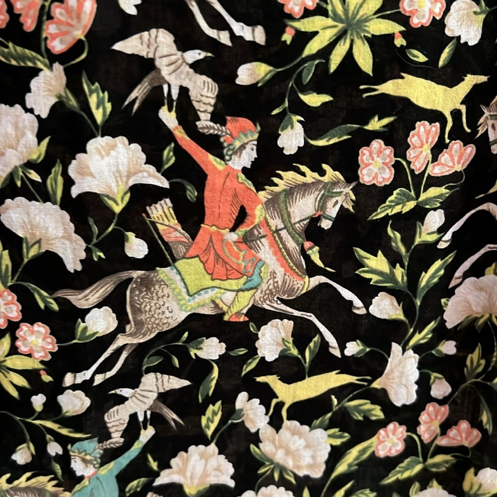 J Crew hunting scene popover blouse - Picture 6 of 8